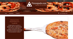 Desktop Screenshot of pizzaspade.com